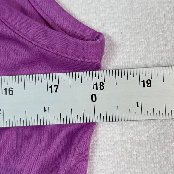 Lot of 2 Vicki Wayne's Shirt Wns Tank Top Sleeveless Size 12 Back Zip Purple Red - Picture 11 of 16